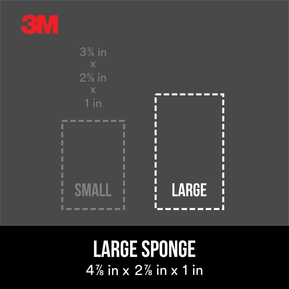 3M Drywall Sanding Sponge. Fine/Medium Grits. 2.63 x 3.75 in | Medium Grit to Remove. Fine Grit to Smooth. Ideal for Sanding and Smoothing of Joint Compounds (9095DC-NA) - Sanding Blocks - Amazon.com
