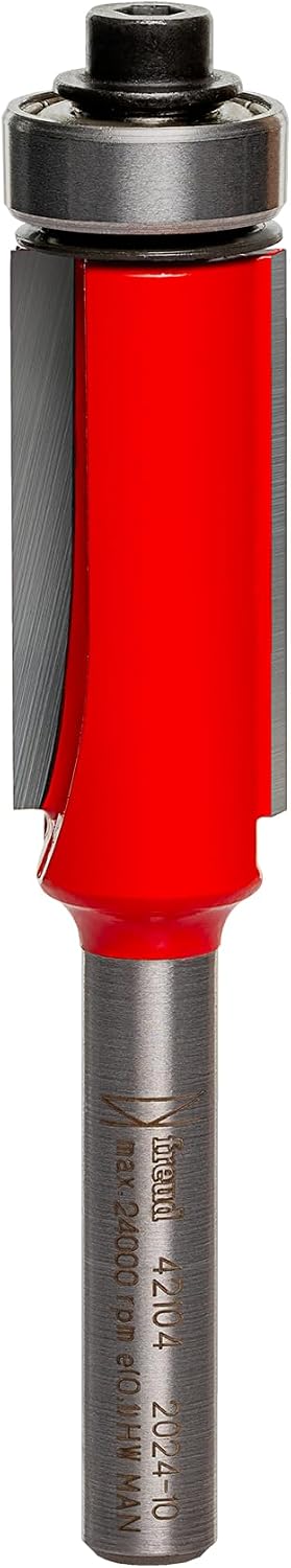 1/2 (Dia.) Bearing Flush Trim Bit - Bearing Flush Trim Router Bits - Amazon.com