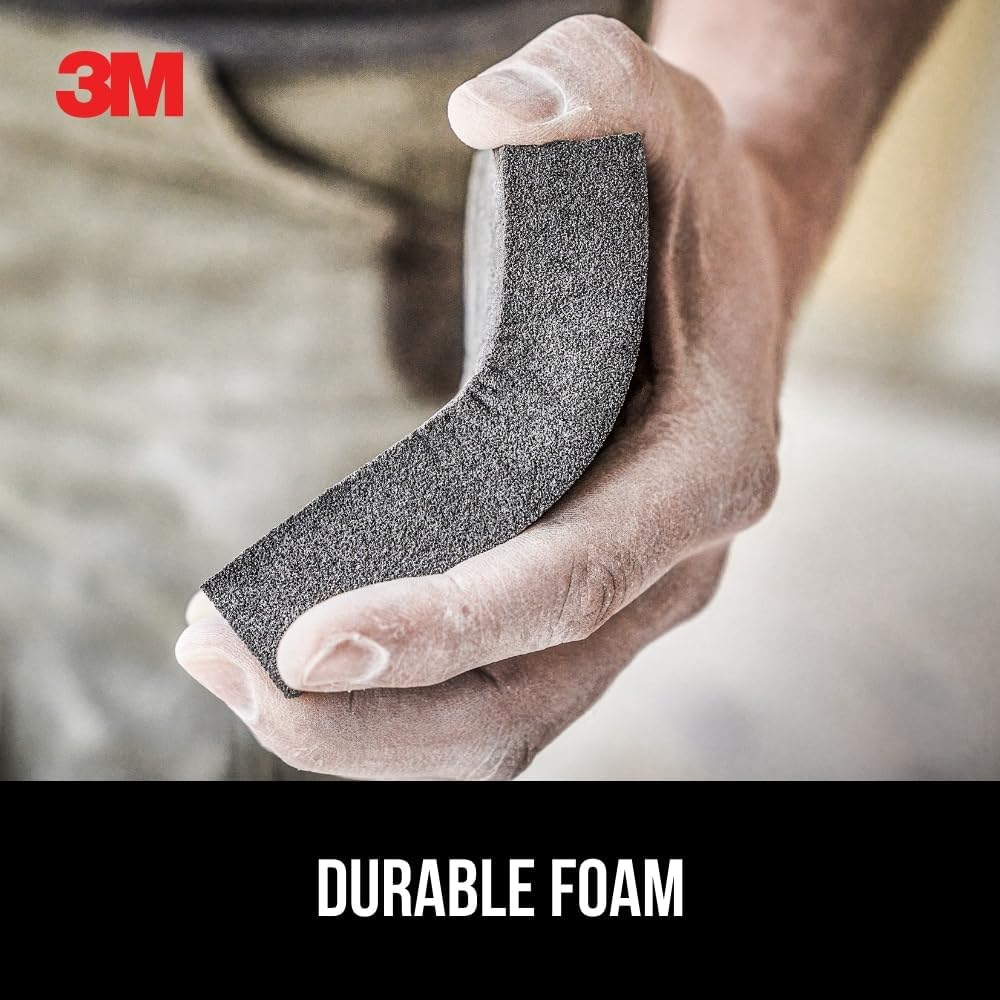 3M Drywall Sanding Sponge. Fine/Medium Grits. 2.63 x 3.75 in | Medium Grit to Remove. Fine Grit to Smooth. Ideal for Sanding and Smoothing of Joint Compounds (9095DC-NA) - Sanding Blocks - Amazon.com