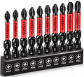 RLVKEAZ 3-Inch Long Magnetic Screwdriver Bit Set. Phillips Slotted. 10-Pack | #1 #2 #3 Phillips Head Drill Bits. S2 Alloy Steel. CNC Tips. 1/4-Inch Hex Shank for Impact Driver and Power Drill - Amazon.com