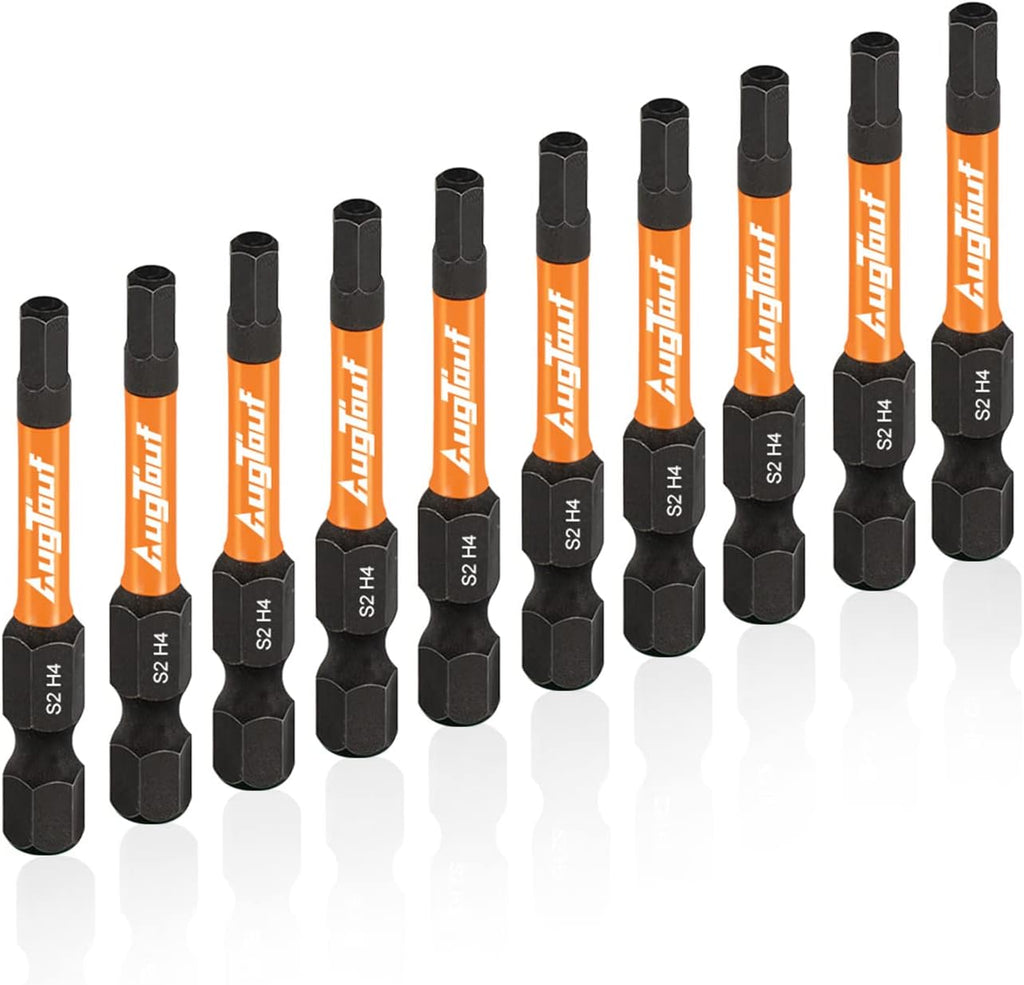 toolant Impact Allen Wrench Drill Bit Set. 20-Piece Metric & SAE. 2-Inch | S2 steel magnetic bits with 1/4-inch hex shanks; includes 4 mini L-shaped hex keys and labeled holders in a storage case - Amazon.com