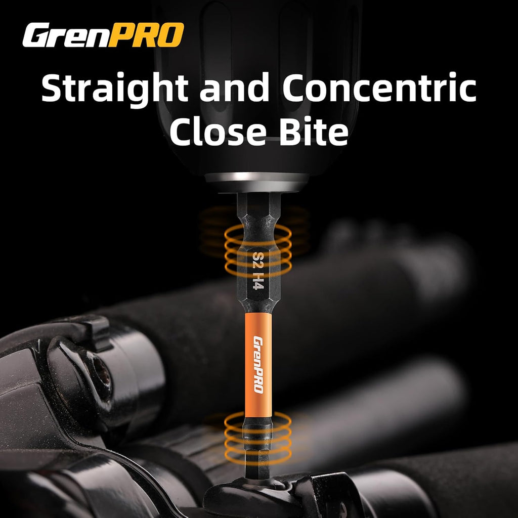 GRENPRO Impact Allen Wrench Drill Bit Set. Metric & SAE. 22-Piece Hex Bits | 2-Inch Magnetic Allen Key Bits with 1/4-Inch Hex Shanks Fit Impact Drivers and Screwdrivers for Automotive and Home Repair - Amazon.com