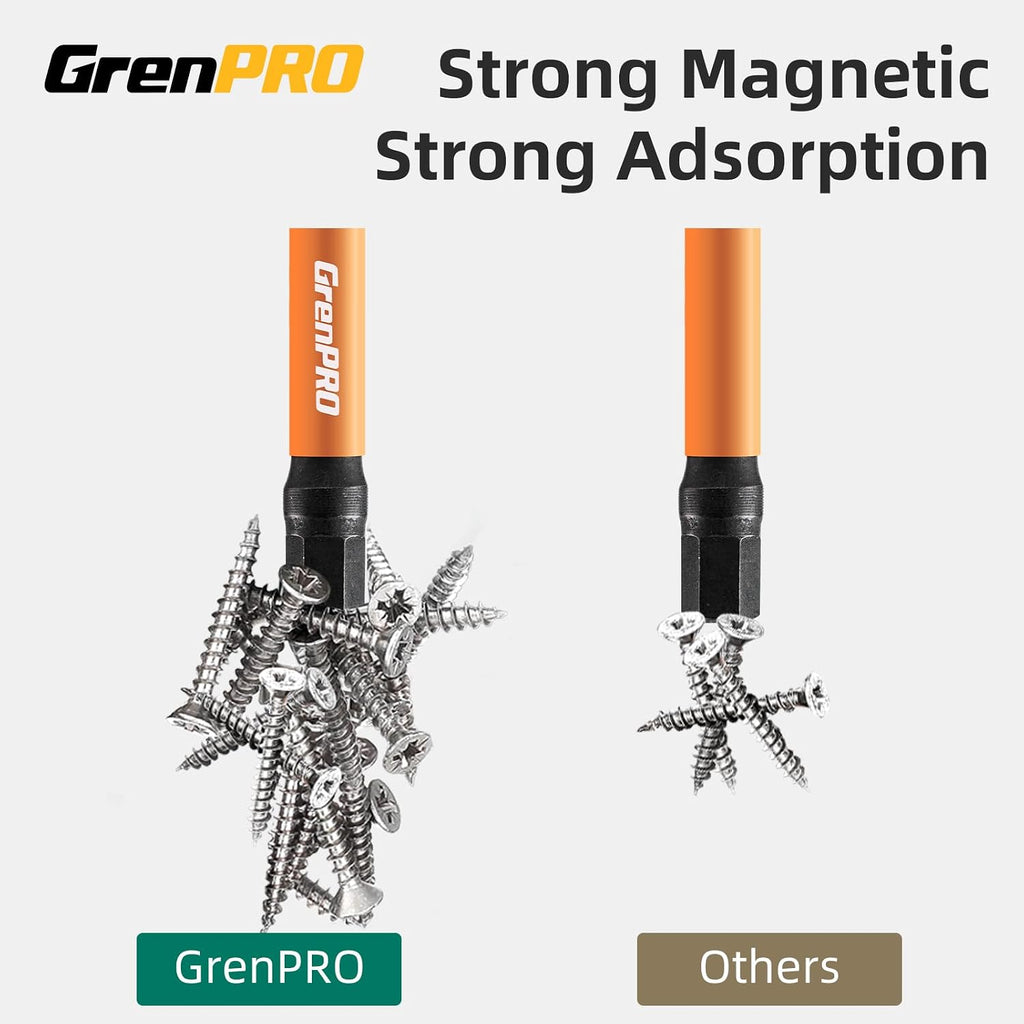 GRENPRO Impact Allen Wrench Drill Bit Set. Metric & SAE. 22-Piece Hex Bits | 2-Inch Magnetic Allen Key Bits with 1/4-Inch Hex Shanks Fit Impact Drivers and Screwdrivers for Automotive and Home Repair - Amazon.com