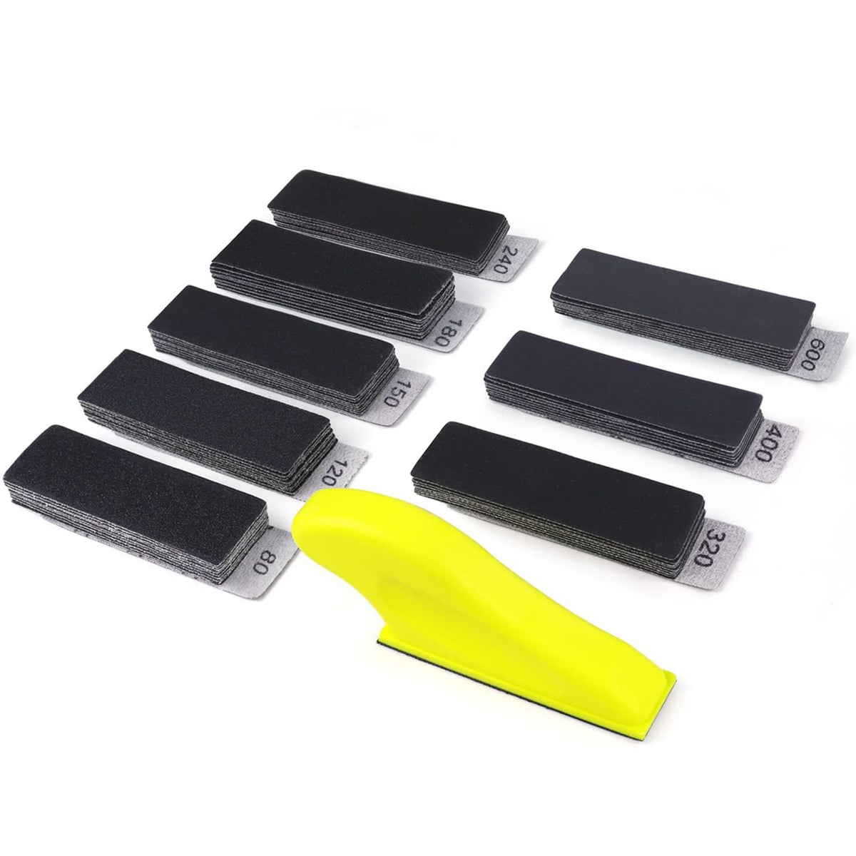 POLIWELL Micro Sander Kit 3.5 x 1 Mini Sander for Small Projects. Detail Handle Sanding Tools + Sandpaper 80 120 180 240 400 Grit for DIY Crafts Wood Finishing Tight Narrow Spaces Polishing. 50 PCS - Amazon.com