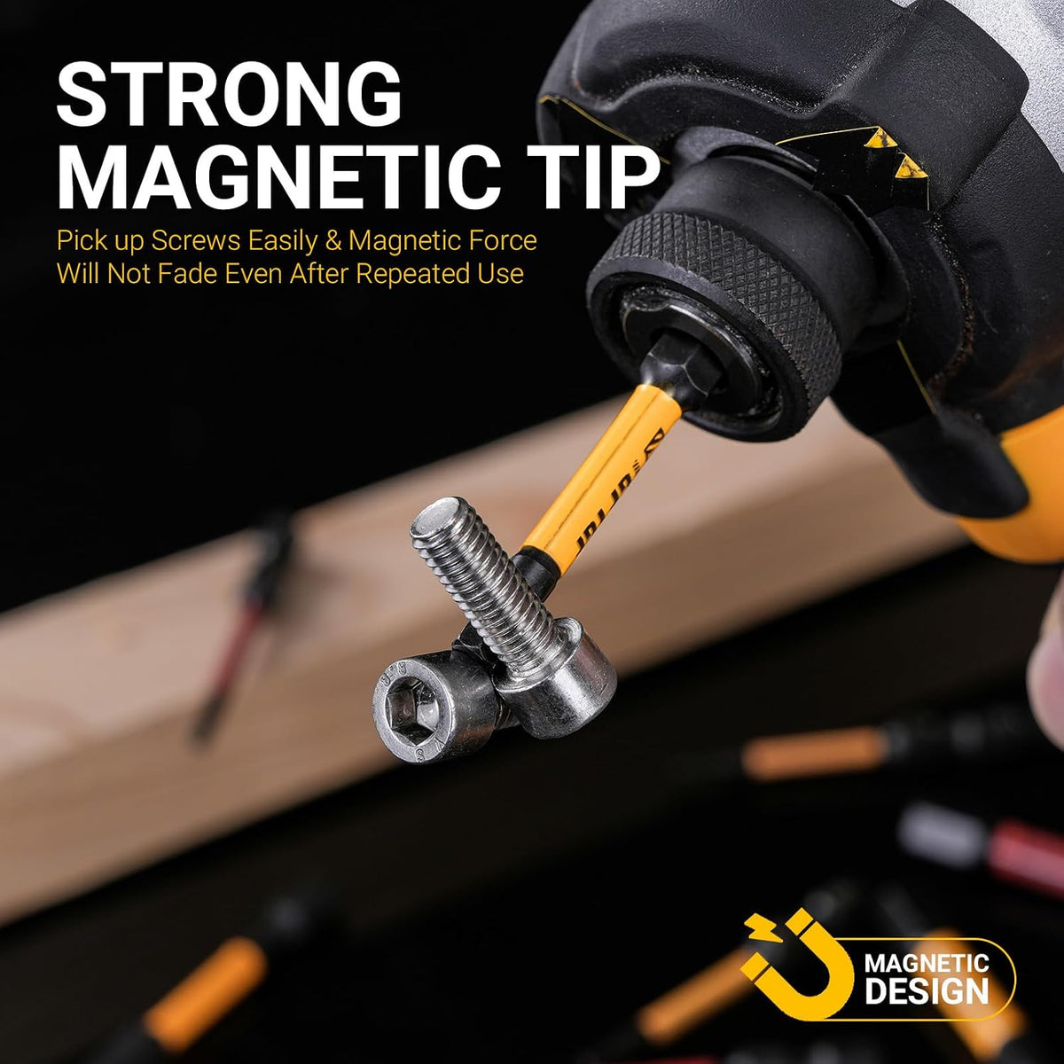 TGFTGF Impact Hex Head Allen Wrench Drill Bit Set. 24PCS. 2-inch (Metric & SAE). Premium S2 Steel 1/4 Hex-Shank Hex Bit Set. CNC Machined Magnetic Screwdriver Bit Set. Storage Box. Automotive Home - Amazon.com