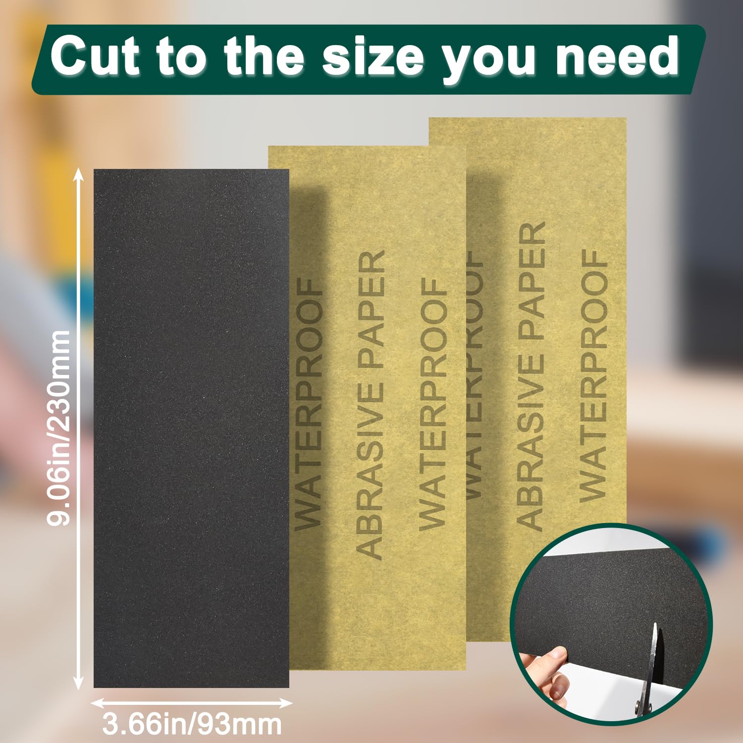 24PCS Sandpaper Assortment 12 Grits Wet Dry Sandpaper Sheets.Silicon Carbide Sanding Paper 120 to 3000 Grit Fine Sandpapers and Coarse Sand Paper for Metal. Wood Furniture and Automotive (9x3.6 Inch) - Amazon.com