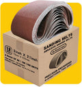 3x21 3 x 21 Inch Sanding Belt Pack 3-Inch x 21-Inch.12 Pcs(4 Each of 80 120 150 Grits) Aluminum Oxide for Sander - Amazon.com