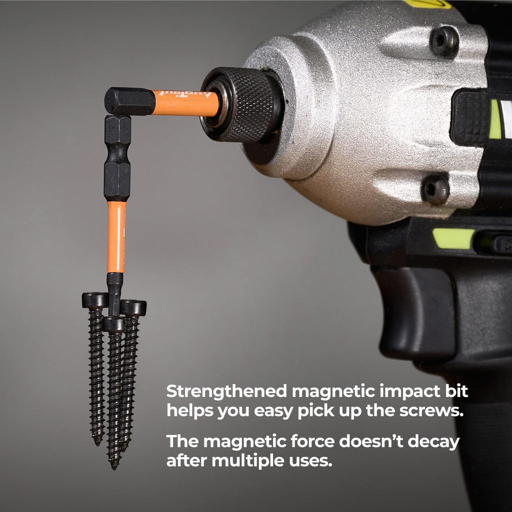 toolant Impact Allen Wrench Drill Bit Set. 20-Piece Metric & SAE. 2-Inch | S2 steel magnetic bits with 1/4-inch hex shanks; includes 4 mini L-shaped hex keys and labeled holders in a storage case - Amazon.com