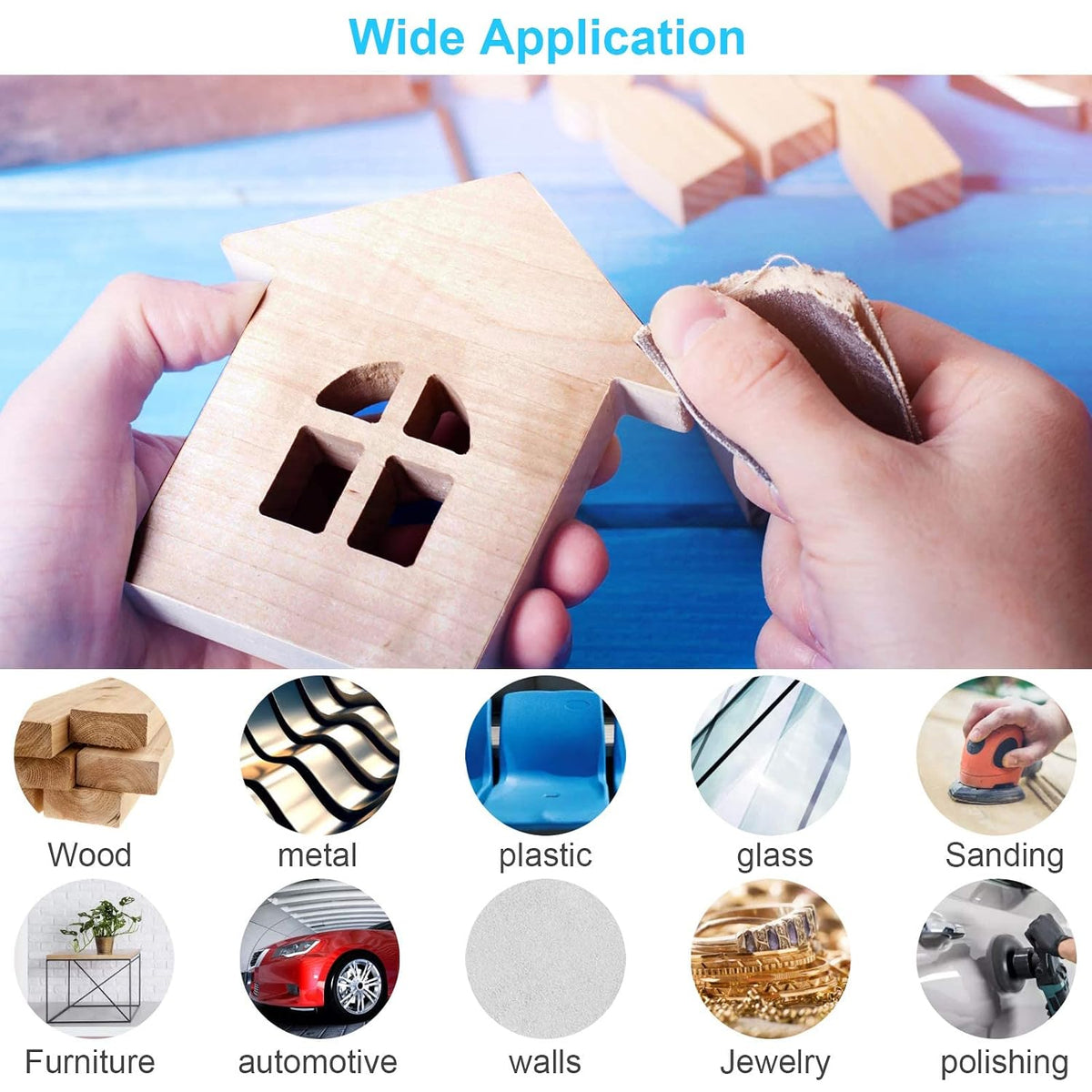 48 PCS Sandpaper 120-5000 Grit Wet Dry Sand Paper 9x3.6 for Wood Metal Car | Silicon carbide. electro coated. anti-clogging. tear-resistant backing. fits sanding blocks. flexible. fine grit polishing - Amazon.com