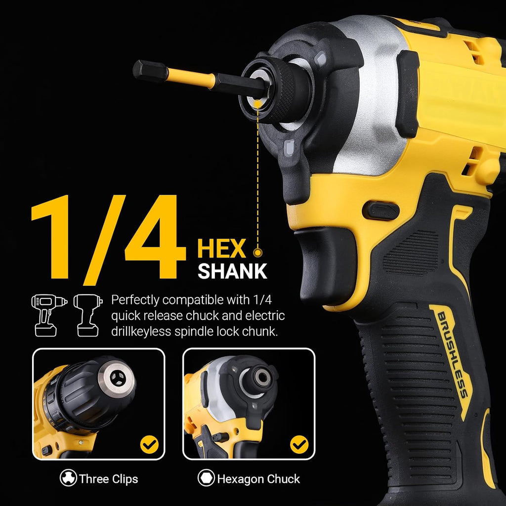 TGFTGF Impact Hex Head Allen Wrench Drill Bit Set. 24PCS. 2-inch (Metric & SAE). Premium S2 Steel 1/4 Hex-Shank Hex Bit Set. CNC Machined Magnetic Screwdriver Bit Set. Storage Box. Automotive Home - Amazon.com