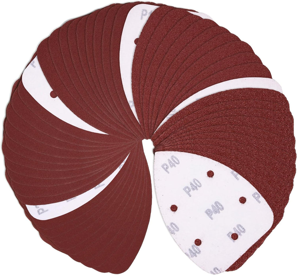 Coceca Mouse Detail Sander Sandpaper Sanding Paper Assorted Sanding Pads 40 80 120 180 240 Grits (50pcs Mouse Sandpaper) - Amazon.com