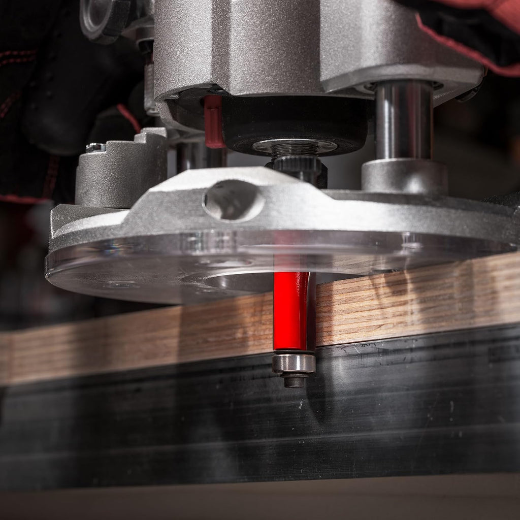 1/2 (Dia.) Bearing Flush Trim Bit - Bearing Flush Trim Router Bits - Amazon.com