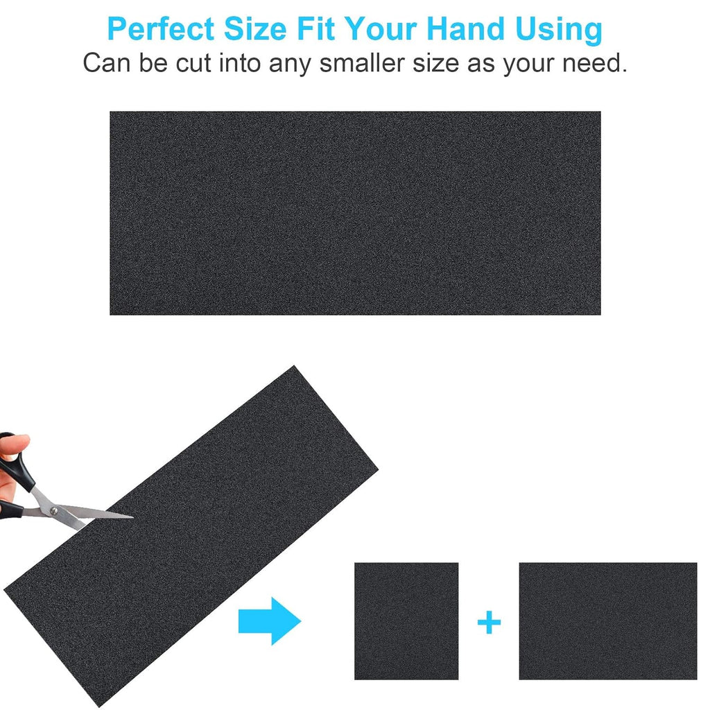 48 PCS Sandpaper 120-5000 Grit Wet Dry Sand Paper 9x3.6 for Wood Metal Car | Silicon carbide. electro coated. anti-clogging. tear-resistant backing. fits sanding blocks. flexible. fine grit polishing - Amazon.com