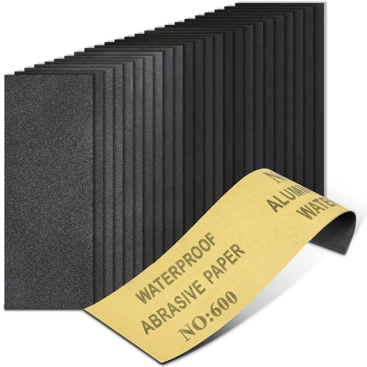 24PCS Sandpaper Assortment 12 Grits Wet Dry Sandpaper Sheets.Silicon Carbide Sanding Paper 120 to 3000 Grit Fine Sandpapers and Coarse Sand Paper for Metal. Wood Furniture and Automotive (9x3.6 Inch) - Amazon.com