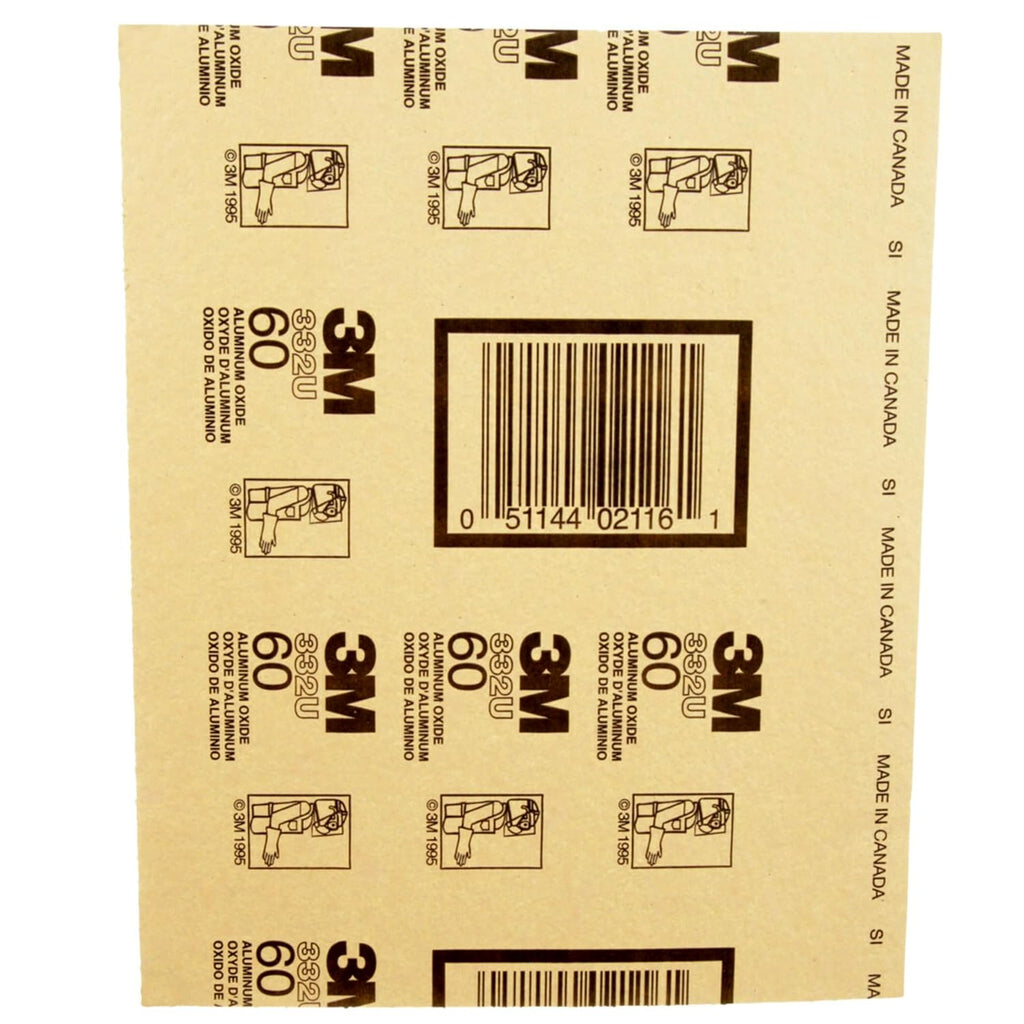 3M Sandpaper. 60 Grit. 4 Sheets. 9 x 11 in. Coarse Aluminum Oxide | Sands Paint. Wood & Metal. Great For General Purpose Sanding (9003NA-20) - Sandpaper Sheets - Amazon.com