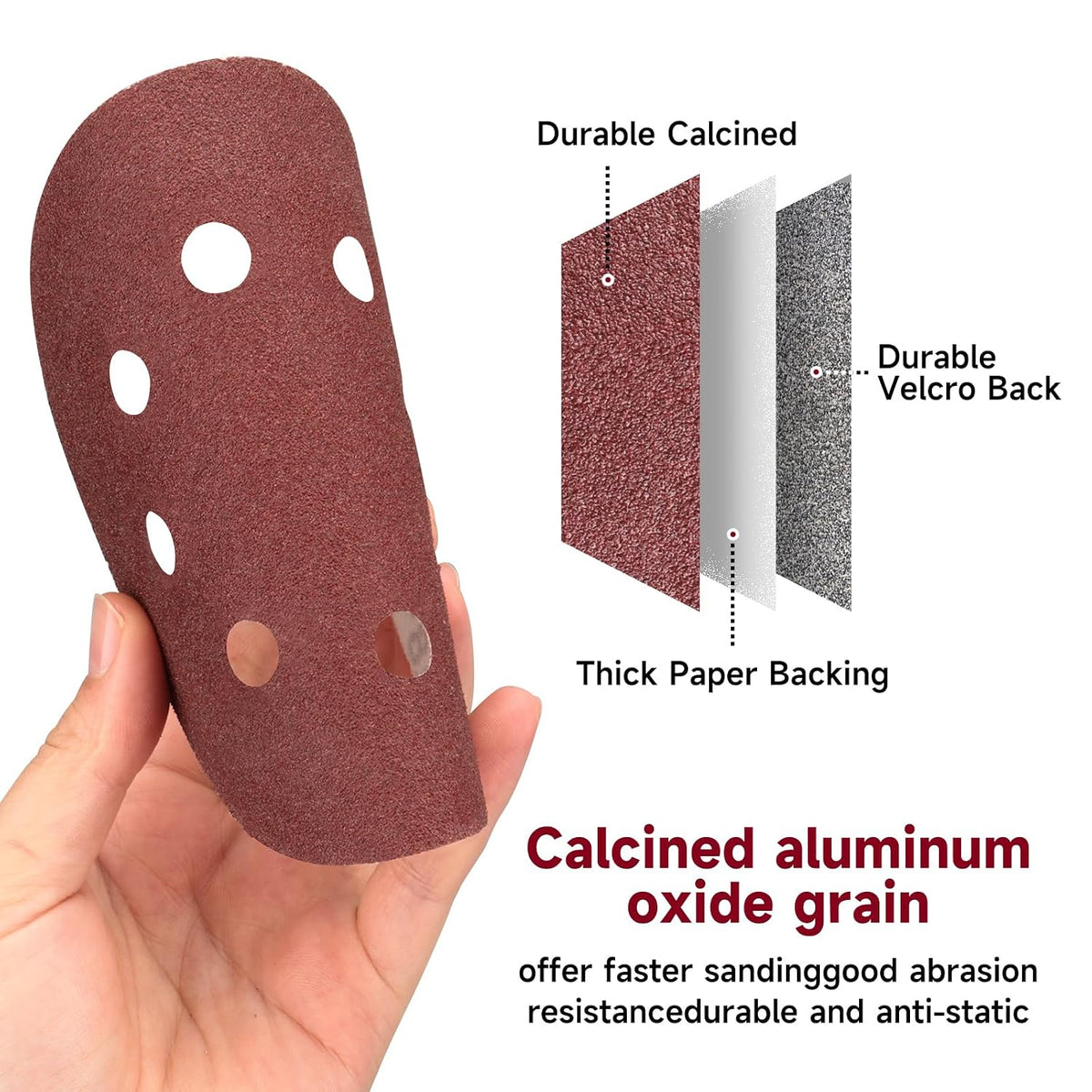 POTUINOM 100PCS 5 Inch Sanding Discs 120 Grit Sandpaper for Orbital Sander | Professional Orbital Sander Pads. Hook and Loop Sand Paper Sander discs.Sanding Pads for Metal.Car.Wood - Amazon.com