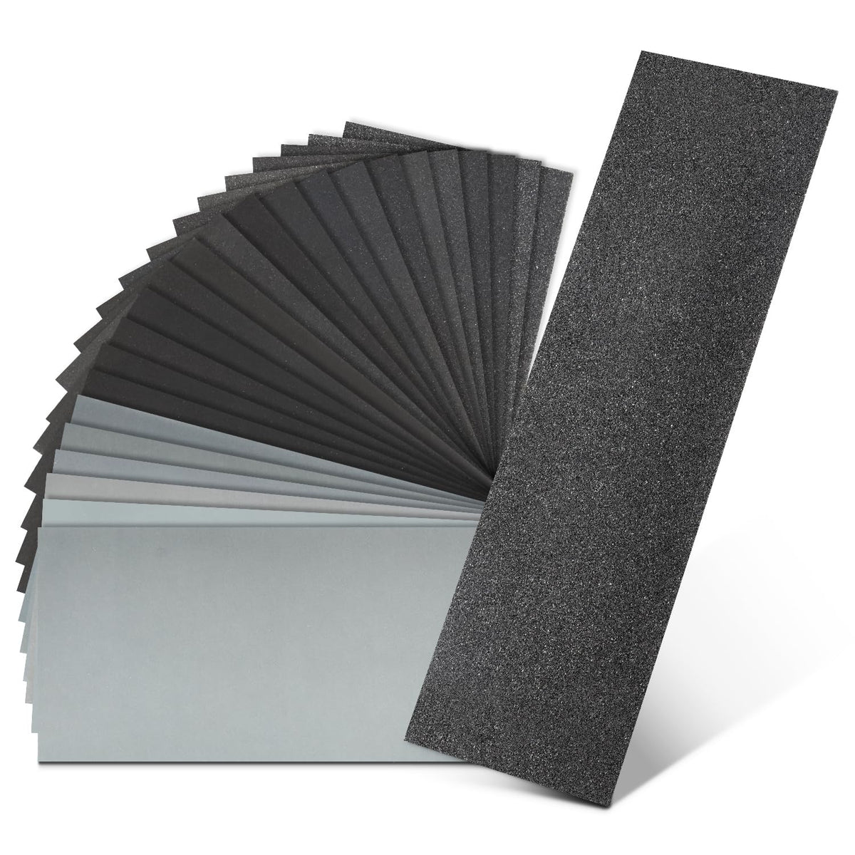 24PCS Sandpaper Assortment 12 Grits Wet Dry Sandpaper Sheets.Silicon Carbide Sanding Paper 120 to 3000 Grit Fine Sandpapers and Coarse Sand Paper for Metal. Wood Furniture and Automotive (9x3.6 Inch) - Amazon.com