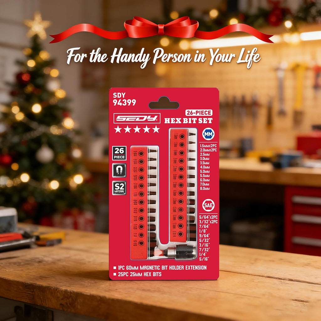 Premium 25-Piece Allen Key Drill Bit Set - Durable Allen Wrench Bits with Strong Magnetic Tips. SAE & Metric Hex Keys - Amazon.com