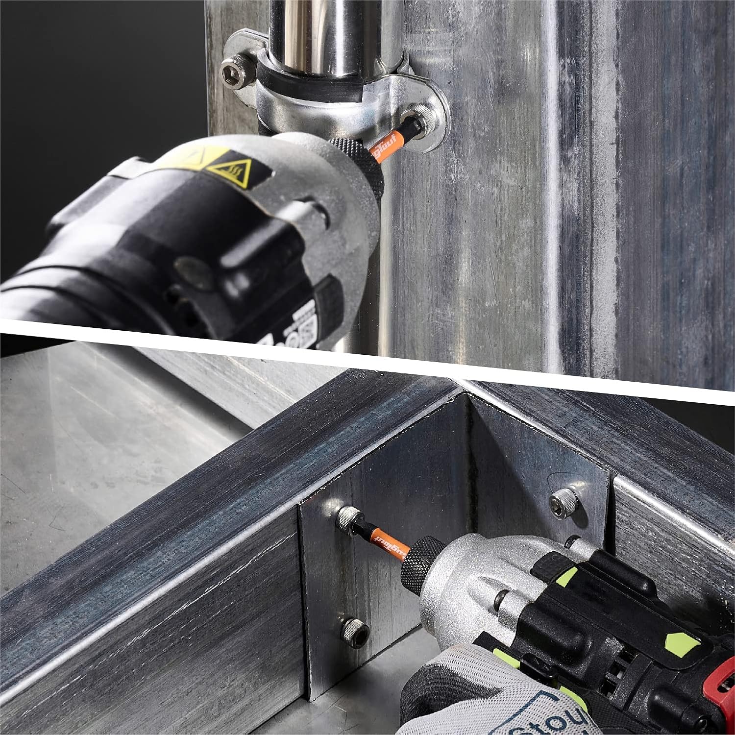 toolant Impact Allen Wrench Drill Bit Set. 20-Piece Metric & SAE. 2-Inch | S2 steel magnetic bits with 1/4-inch hex shanks; includes 4 mini L-shaped hex keys and labeled holders in a storage case - Amazon.com