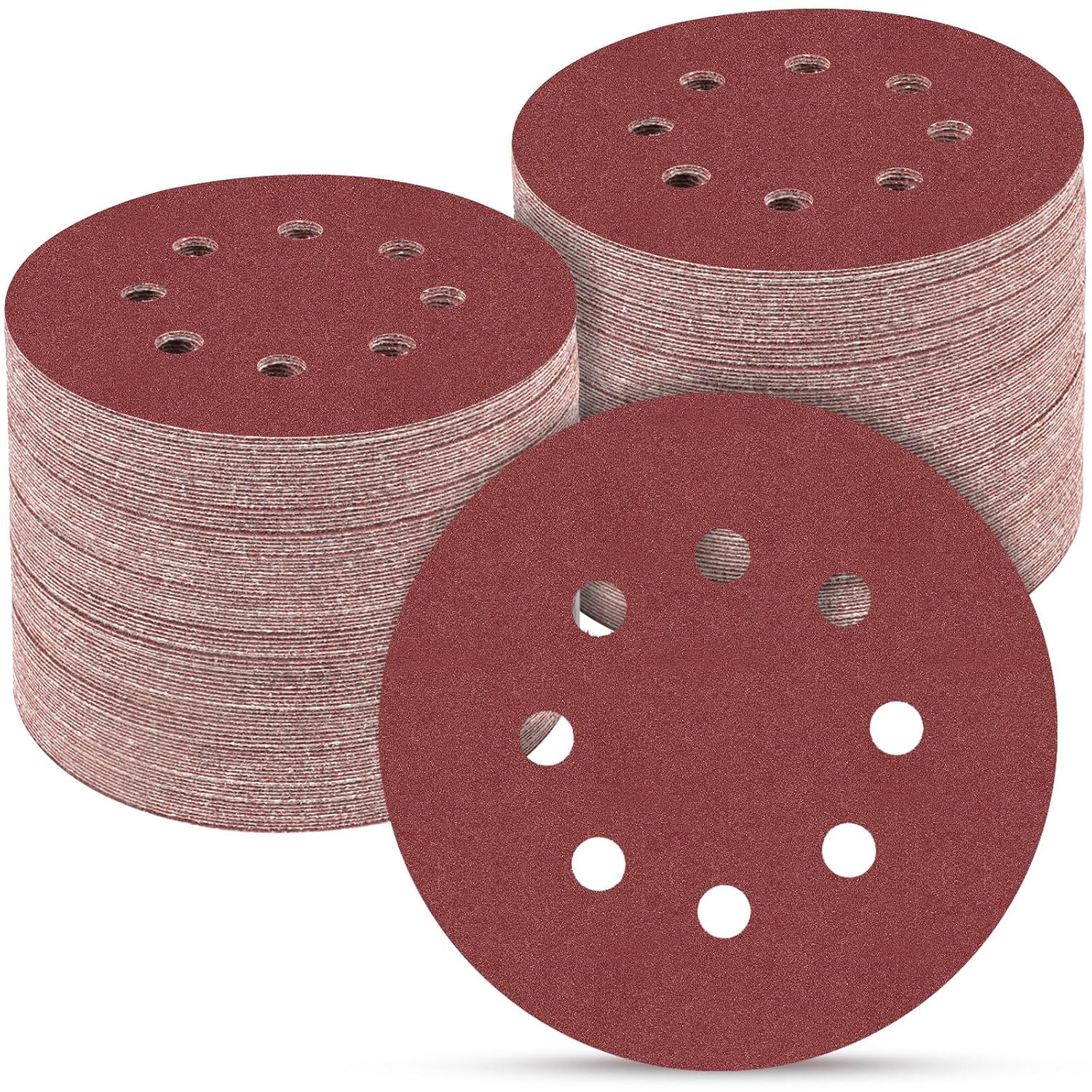 POTUINOM 100PCS 5 Inch Sanding Discs 220 Grit Sandpaper for Orbital Sander | Professional Orbital Sander Pads. Hook and Loop Sand Paper Sander discs.Sanding Pads for Metal.Car.Wood - Amazon.com